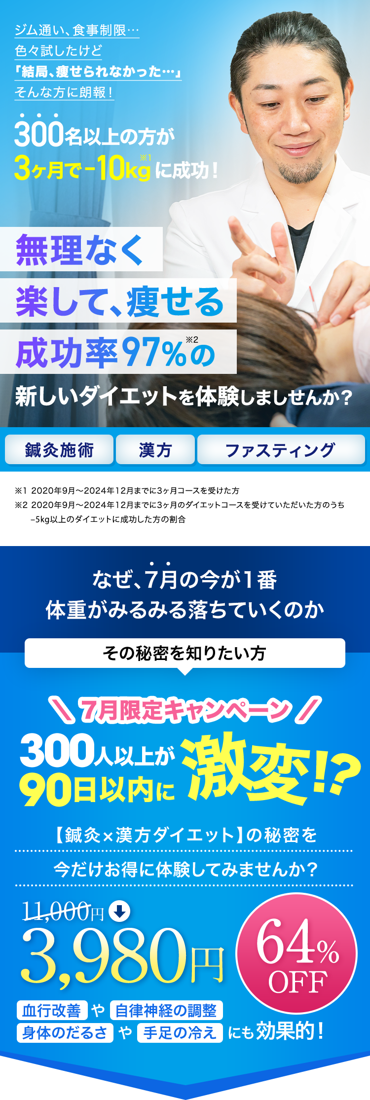 運動0の体質改善ダイエットをキャンペーンで体験しませんか?