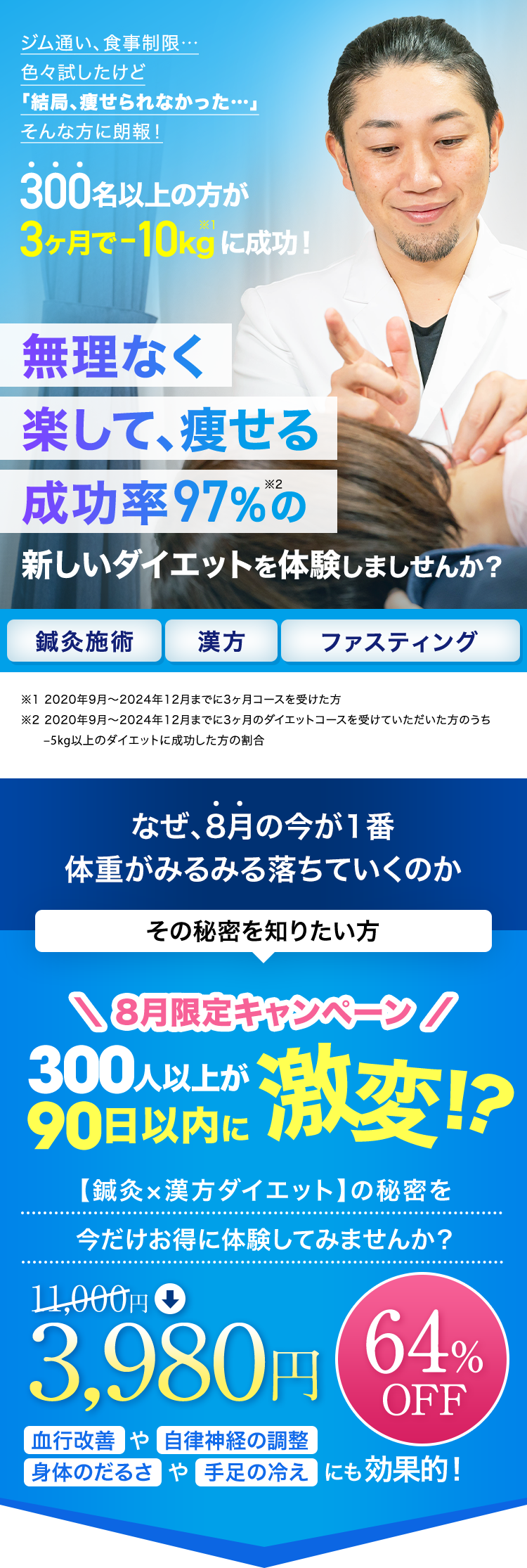運動0の体質改善ダイエットをキャンペーンで体験しませんか?